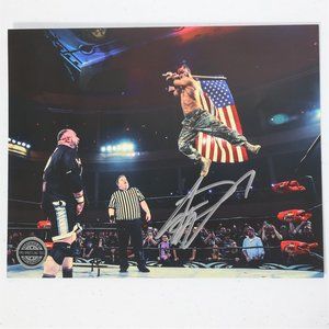 Flip Gordon vs Bully Ray Autograph Picture 10x8 ROH TNA Impact